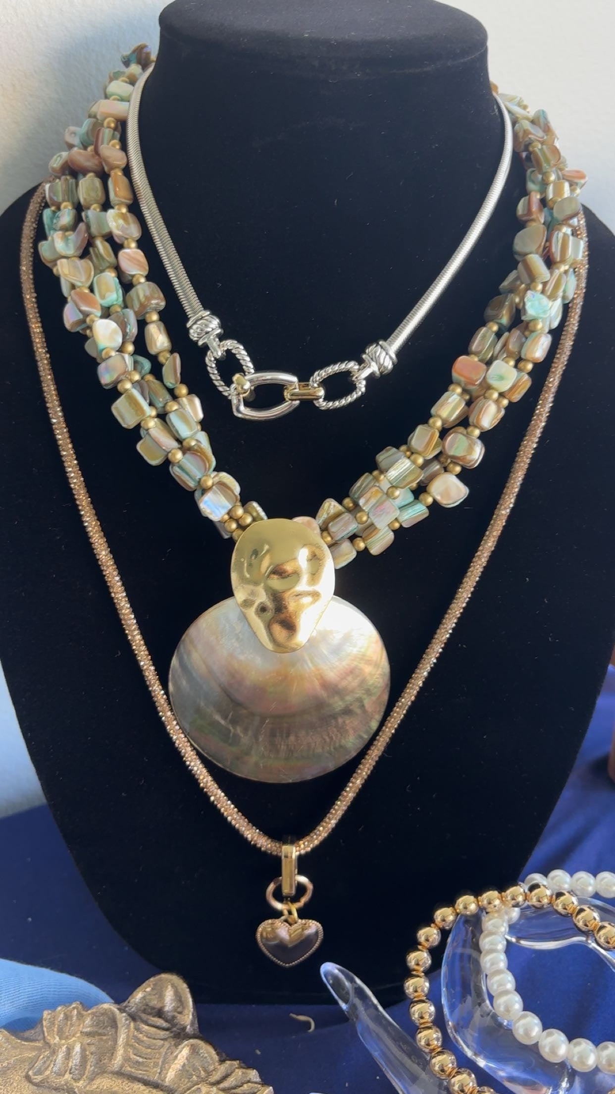 Charms necklace.