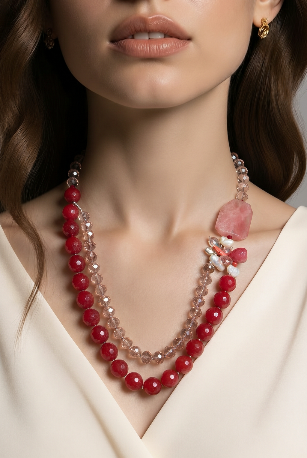 NECKLACE SOFT PINK