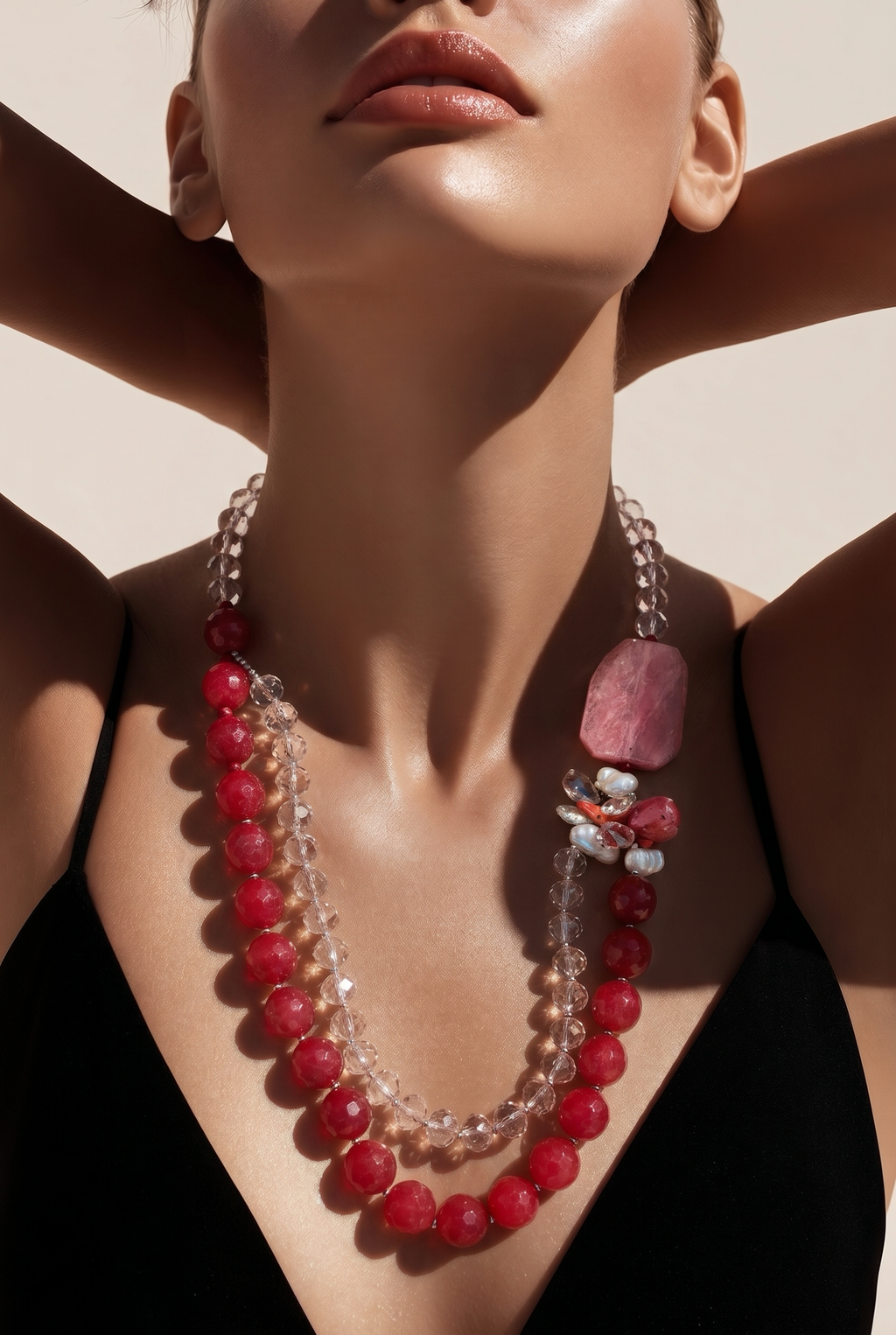 NECKLACE SOFT PINK