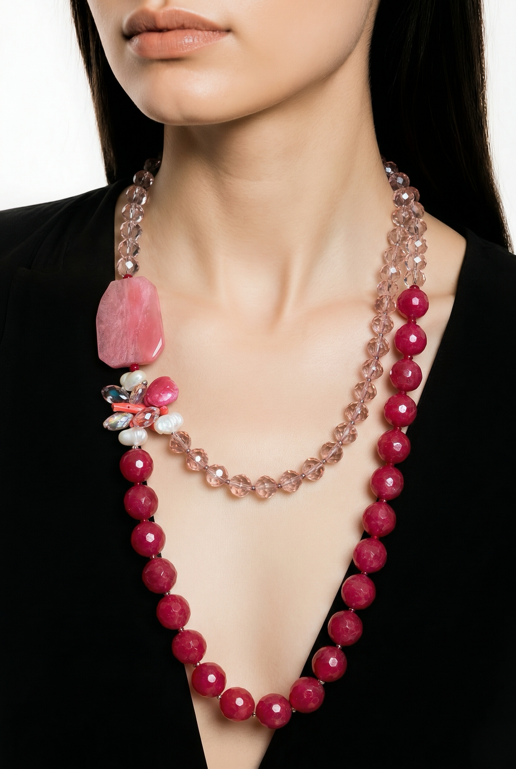 NECKLACE SOFT PINK
